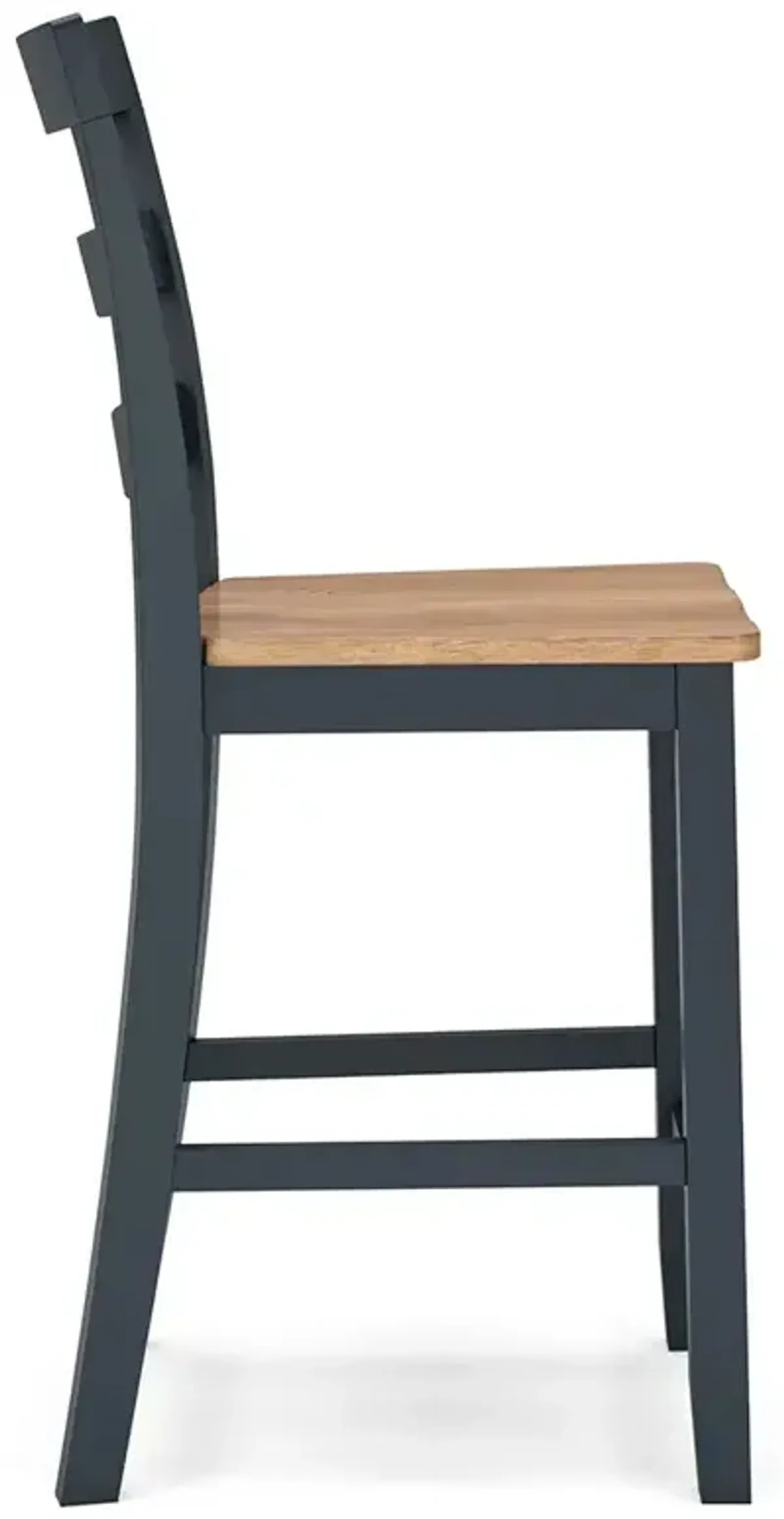 Gesthaven Counter Height Barstool - Natural/Blue