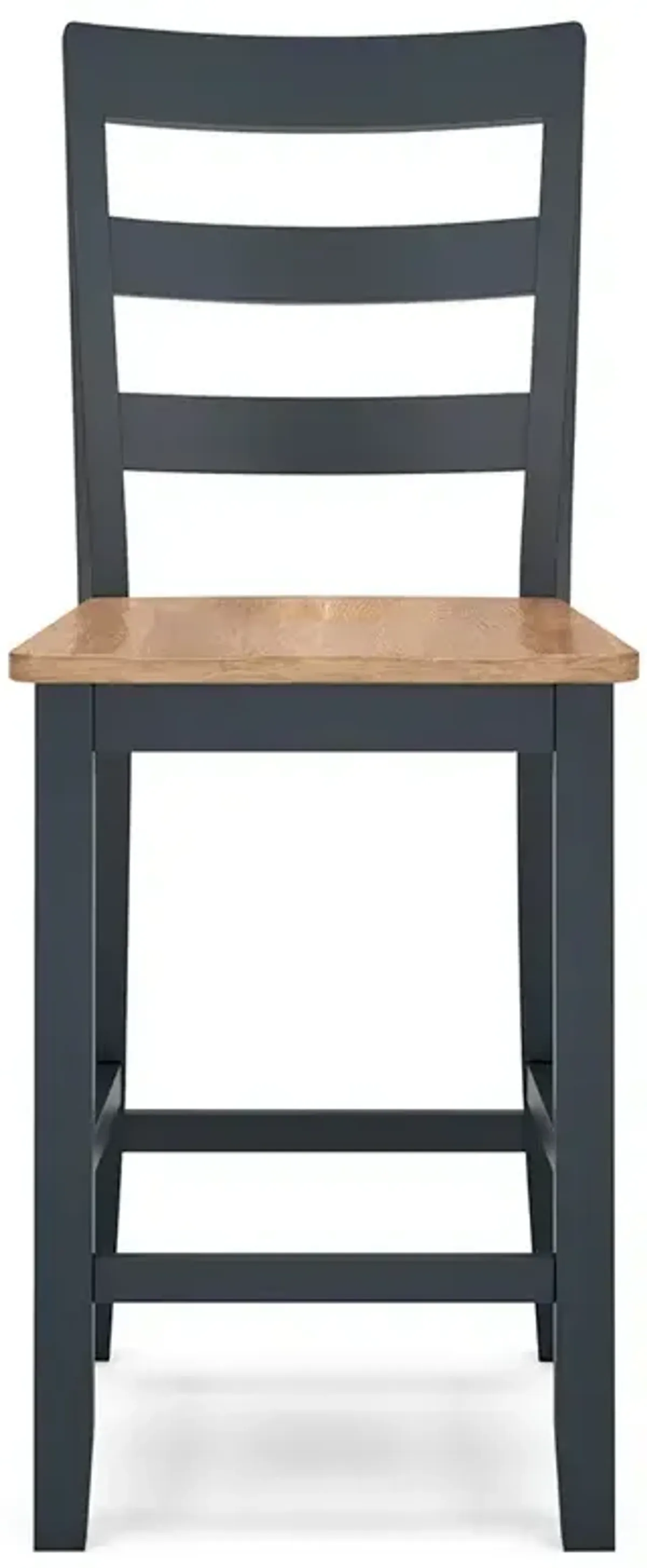 Gesthaven Counter Height Barstool - Natural/Blue