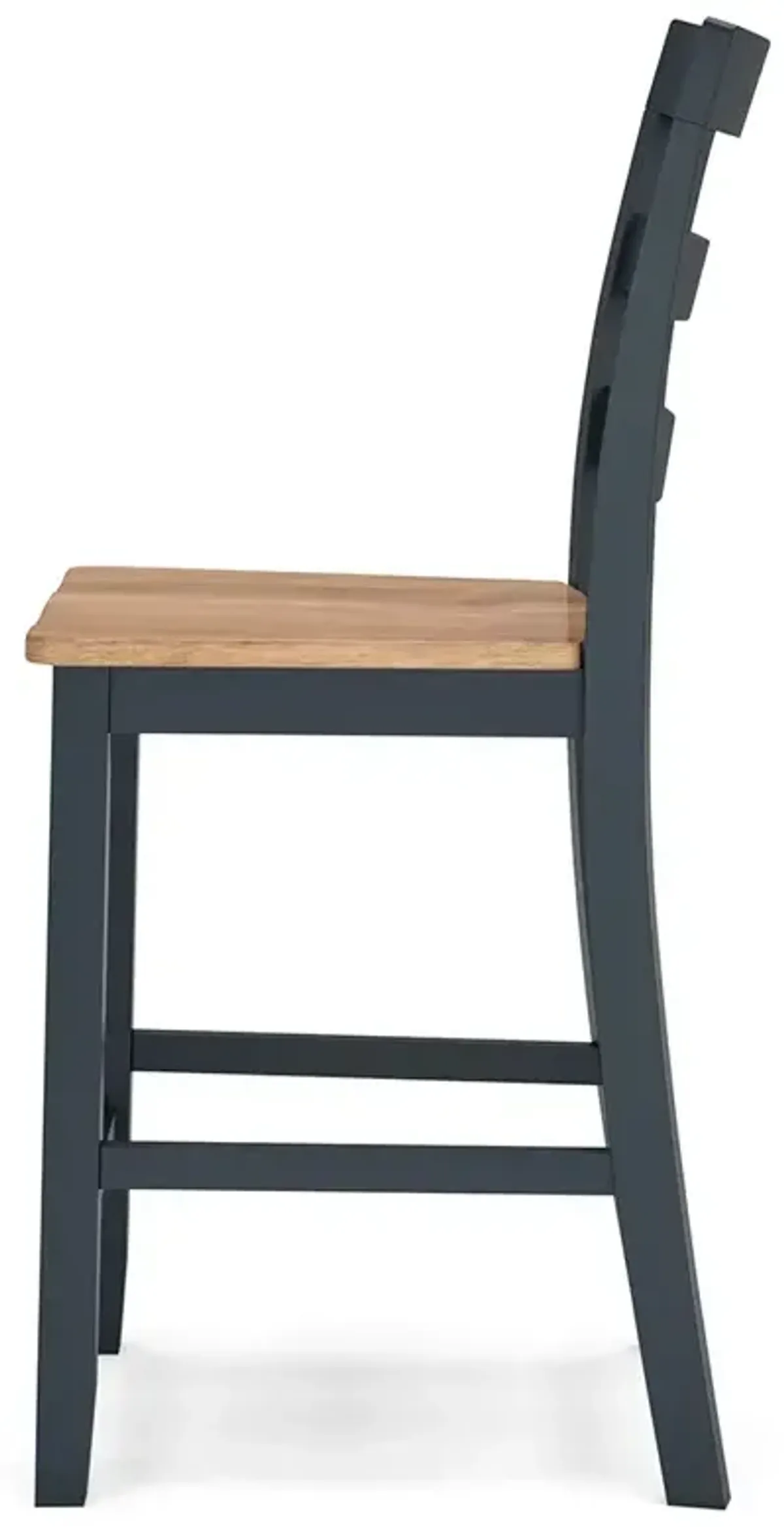 Gesthaven Counter Height Barstool - Natural/Blue