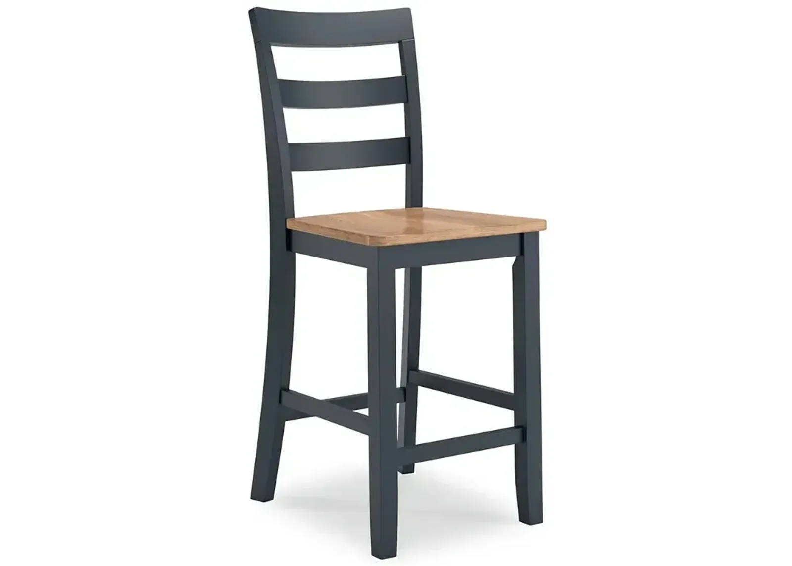 Gesthaven Counter Height Barstool - Natural/Blue