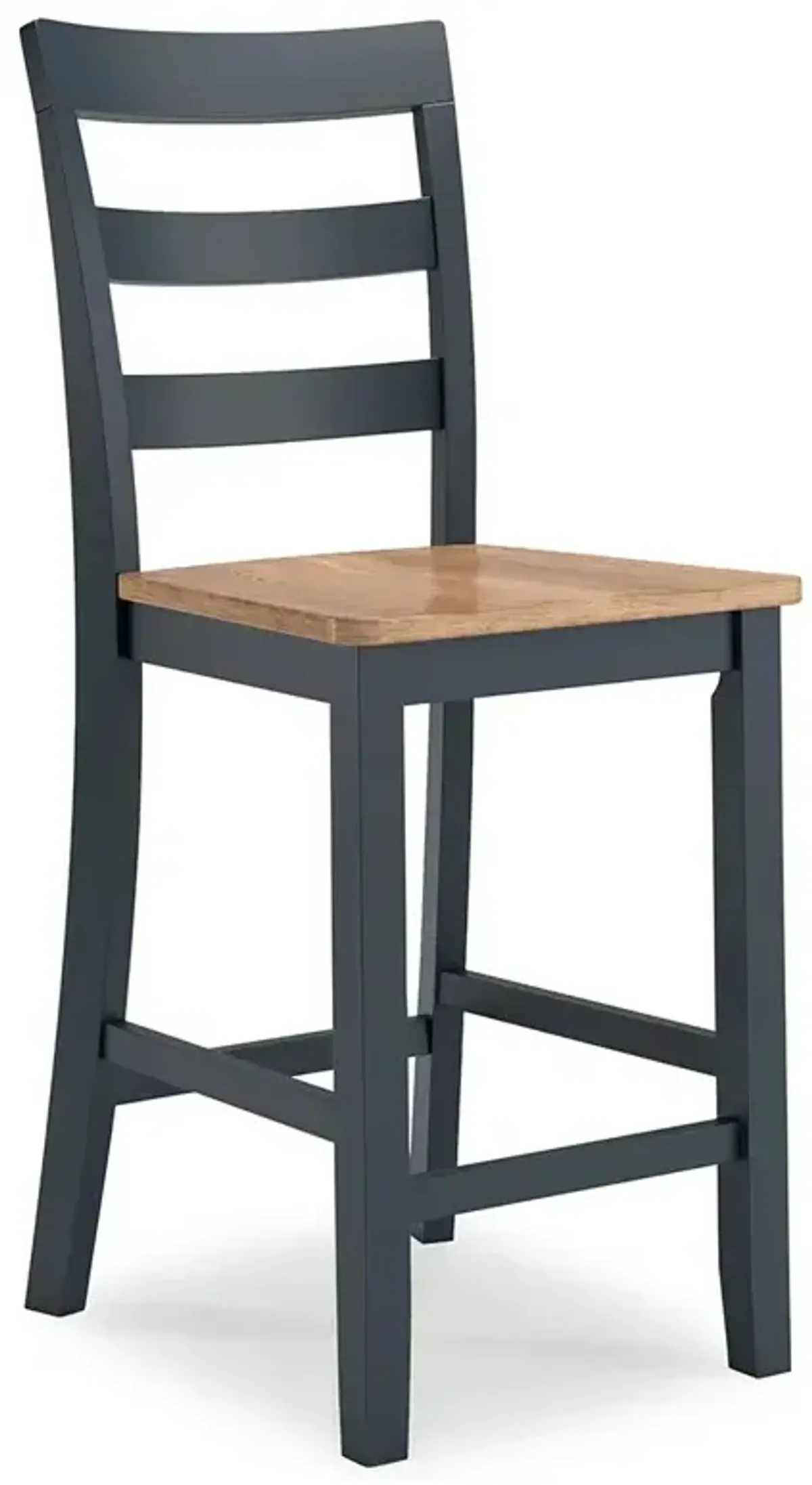 Gesthaven Counter Height Barstool - Natural/Blue