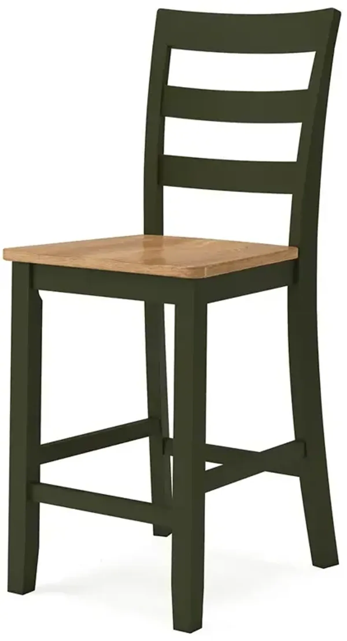 Gesthaven Counter Height Barstool - Natural/Green