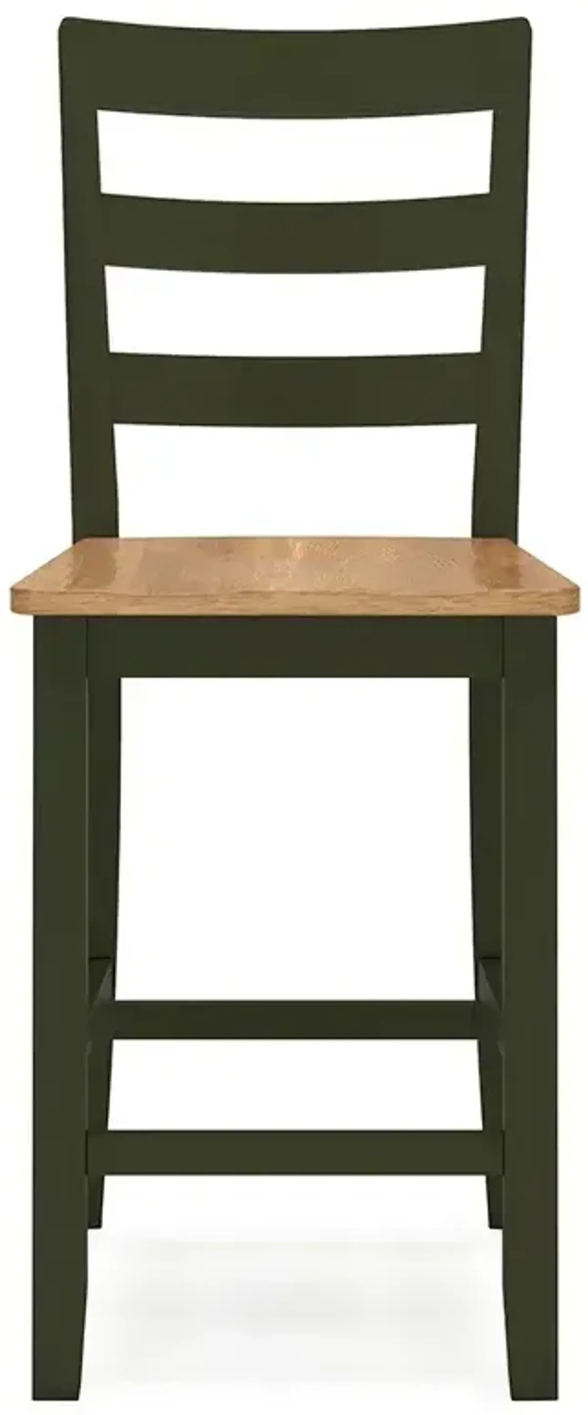 Gesthaven Counter Height Barstool - Natural/Green