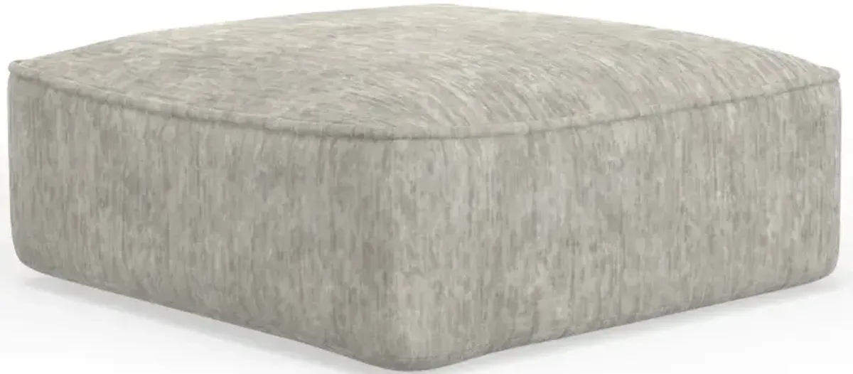 Bucktown Cocktail Ottoman - Parchment