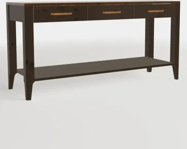 Toulon Sofa Table - Rustic Cherry