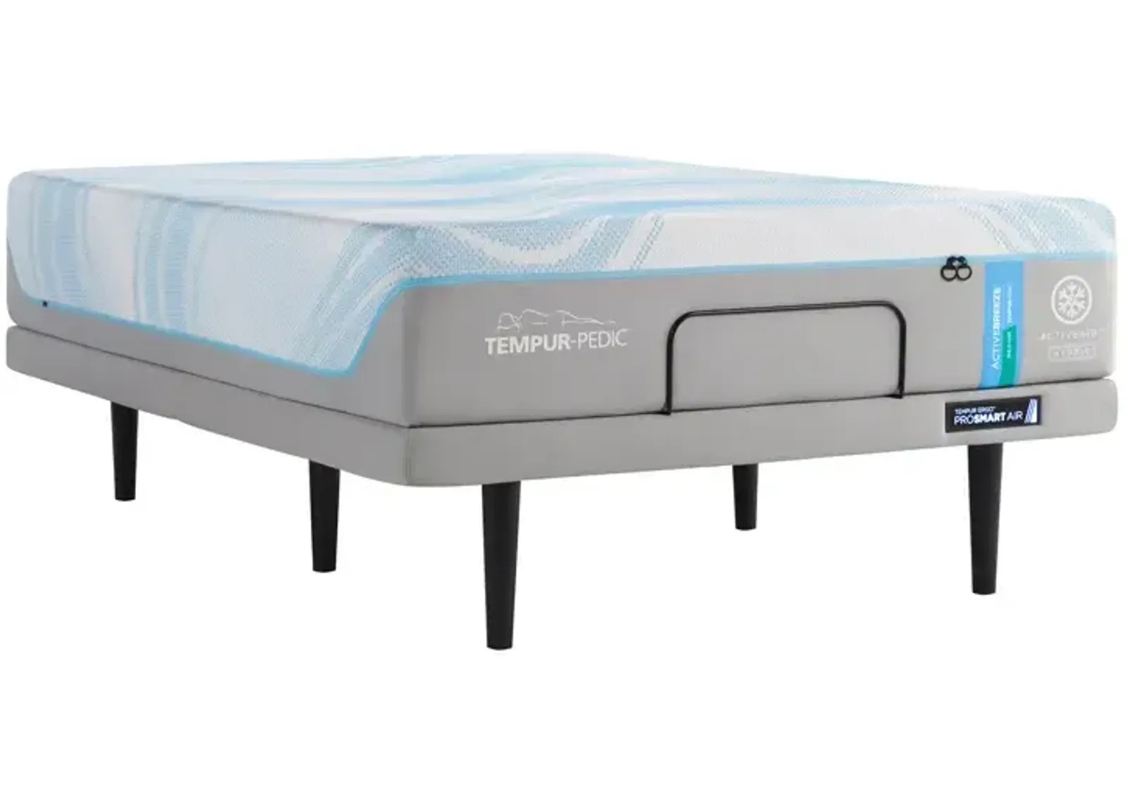 TEMPUR-ActiveBreeze Medium Hybrid Mattress with ProSmart Air Base