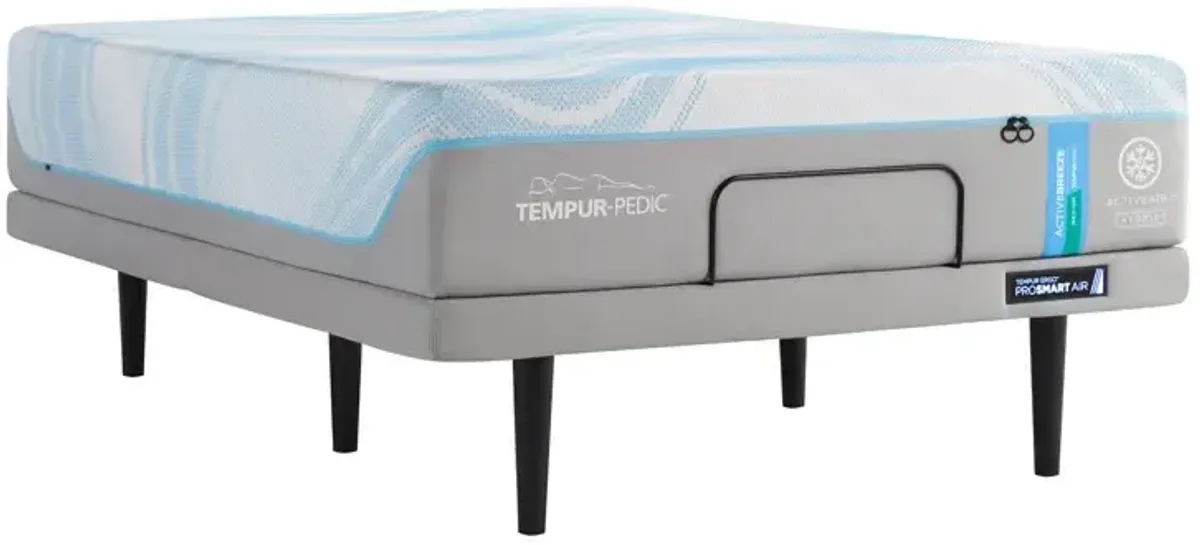 TEMPUR-ActiveBreeze Medium Hybrid Mattress with ProSmart Air Base