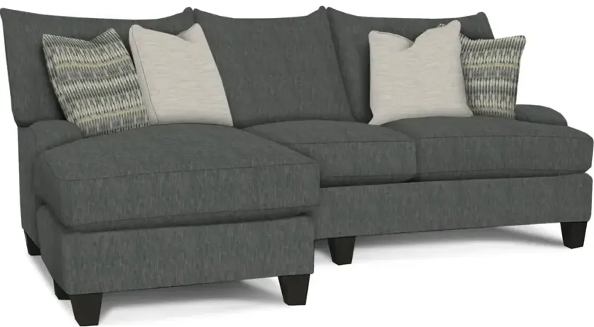 Catalina Sofa w/ Ottoman Chaise - Fog