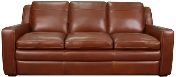 Berlin Chestnut Leather Sofa