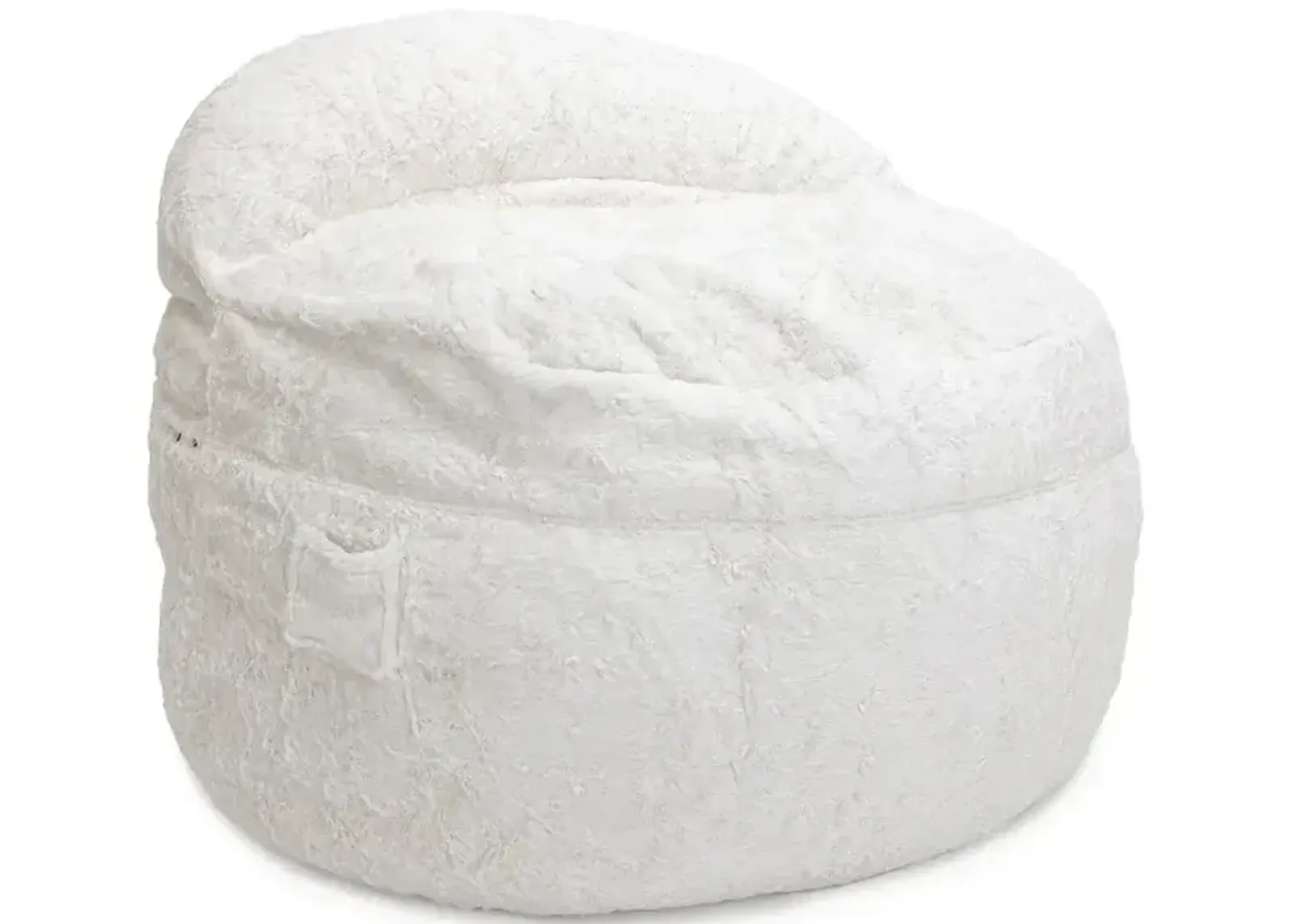 Adult Bean Bag Chair - Full - NEST Faux Fur - Ecru