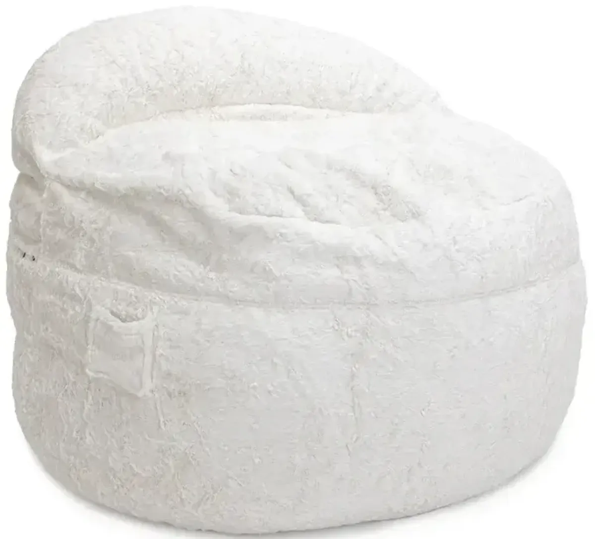 Adult Bean Bag Chair - Full - NEST Faux Fur - Ecru