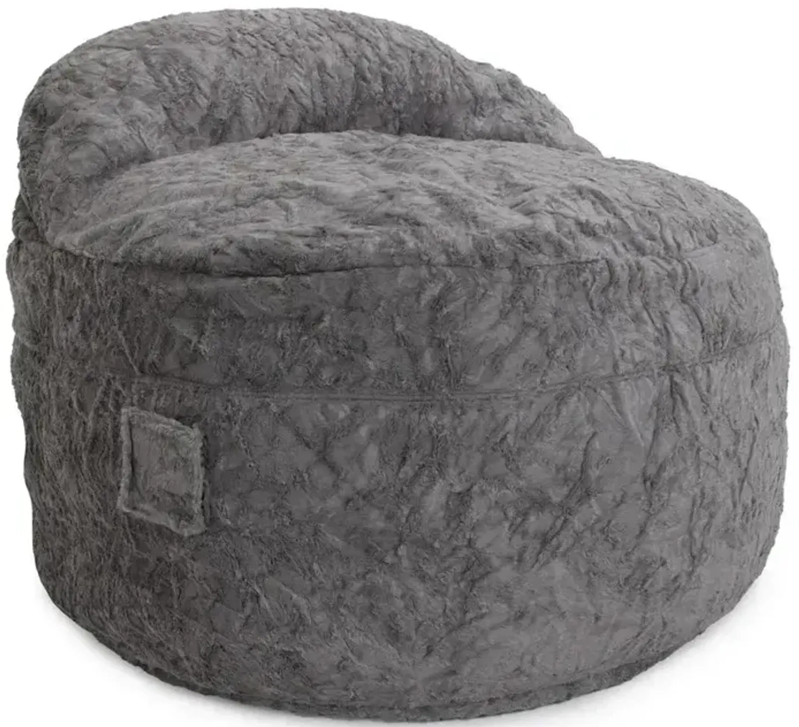 Adult Bean Bag Chair - Full - NEST Faux Fur - Gray