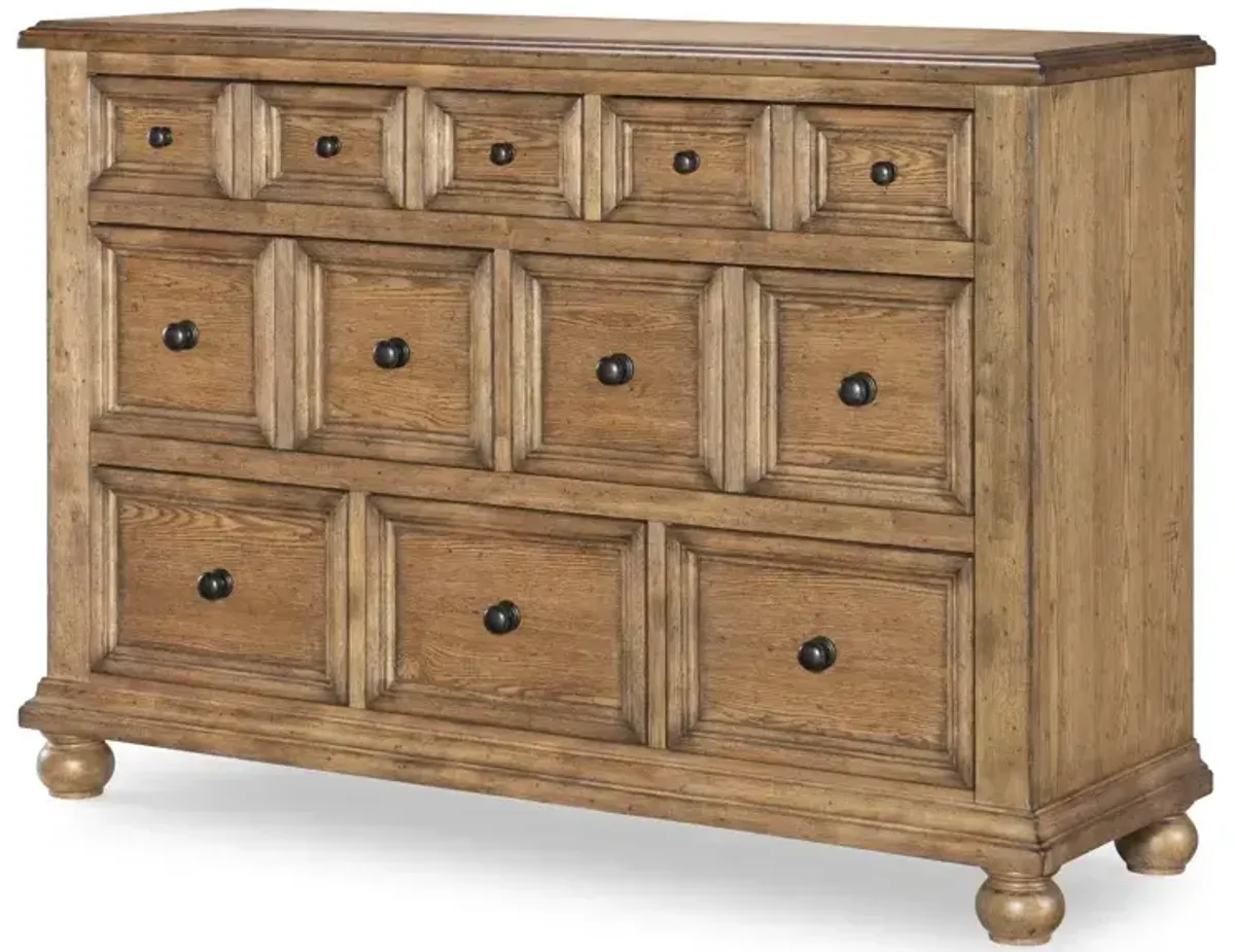 Vintage Market 8 Drawer Dresser - Barnwood