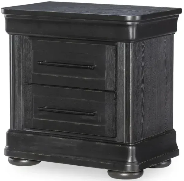 Vintage Market 2 Drawer Nightstand - Kettle Black