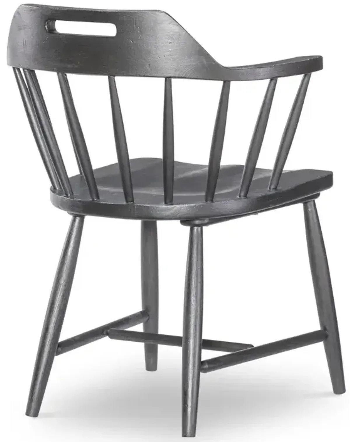 Vintage Market Spindle Back Arm Chair - Kettle Black