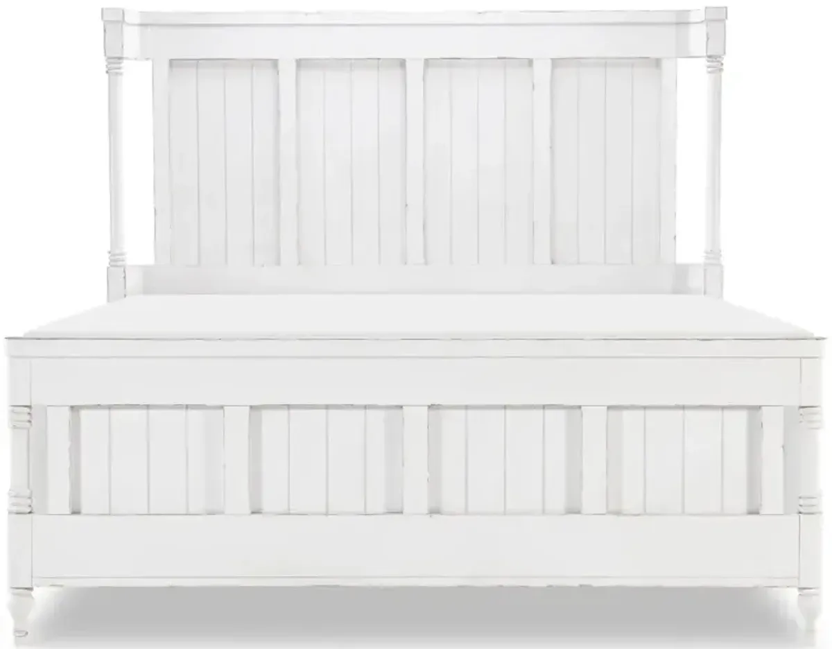 Vintage Market Shelter Queen Headboard - Picket Fence