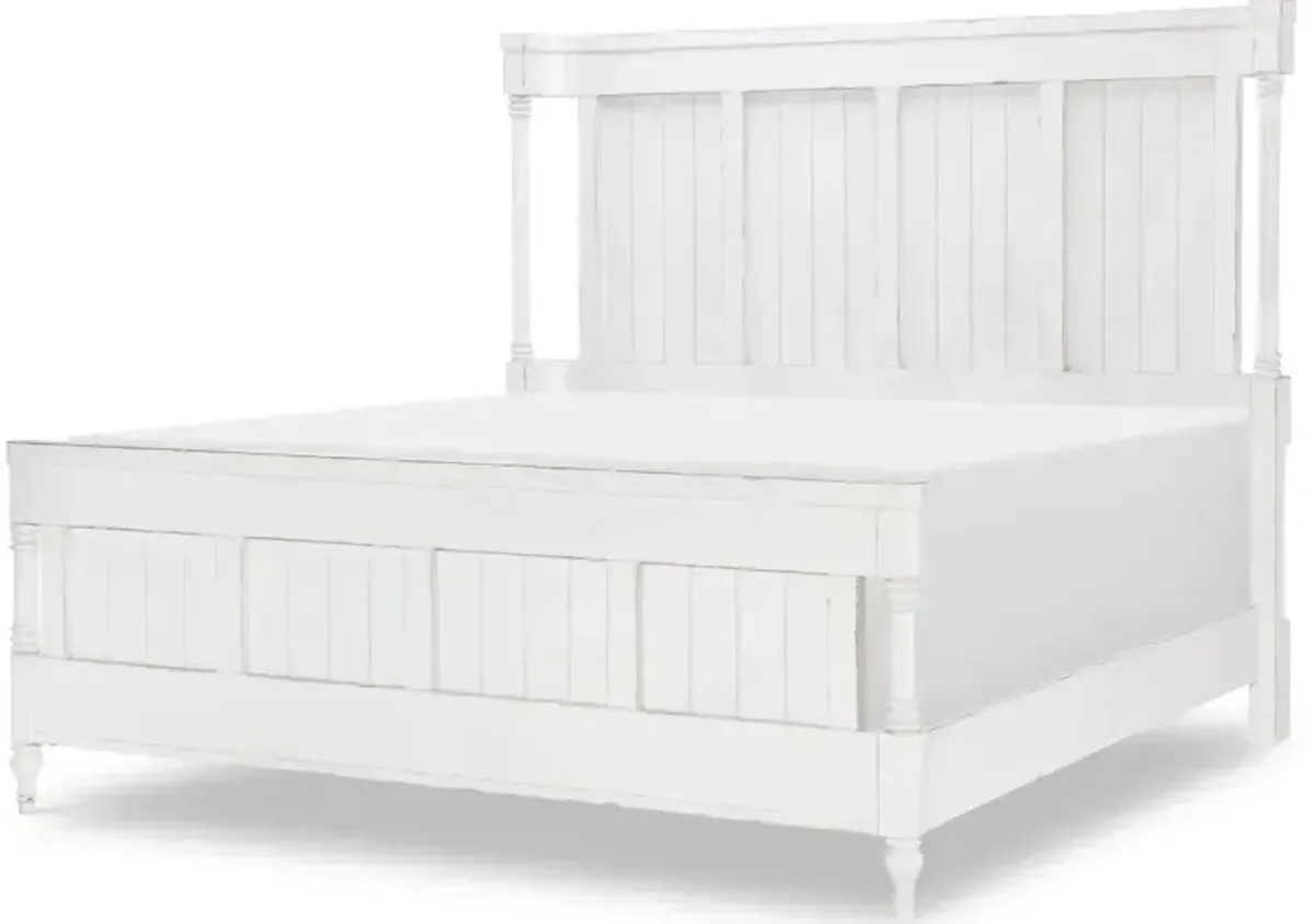 Vintage Market Shelter Queen Headboard - Picket Fence