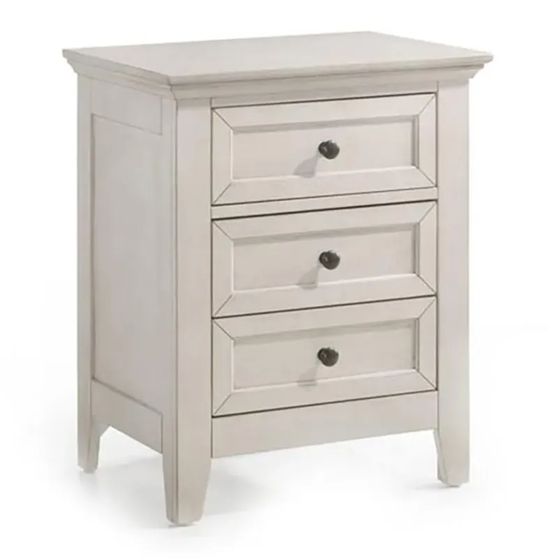 San Mateo Nightstand - Rustic White