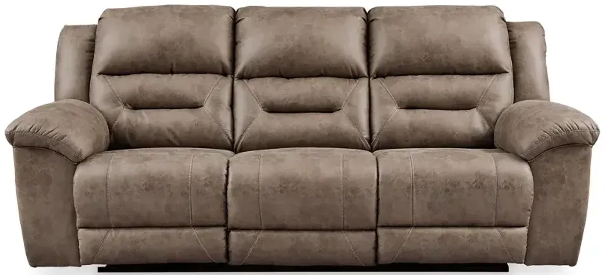 Stoneland Reclining Sofa - Fossil