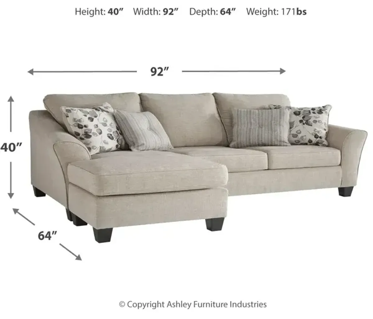 Abney Sofa Chaise