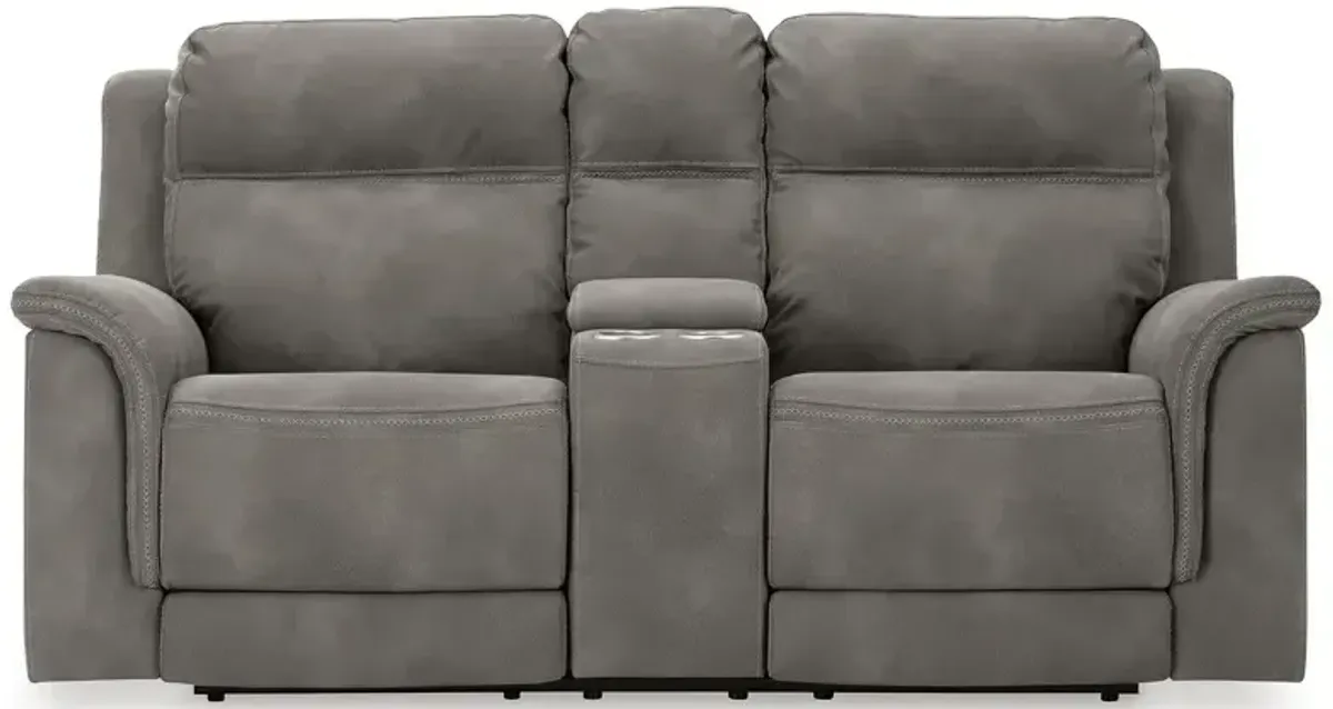 Next-Gen DuraPella Power Reclining Loveseat with Console