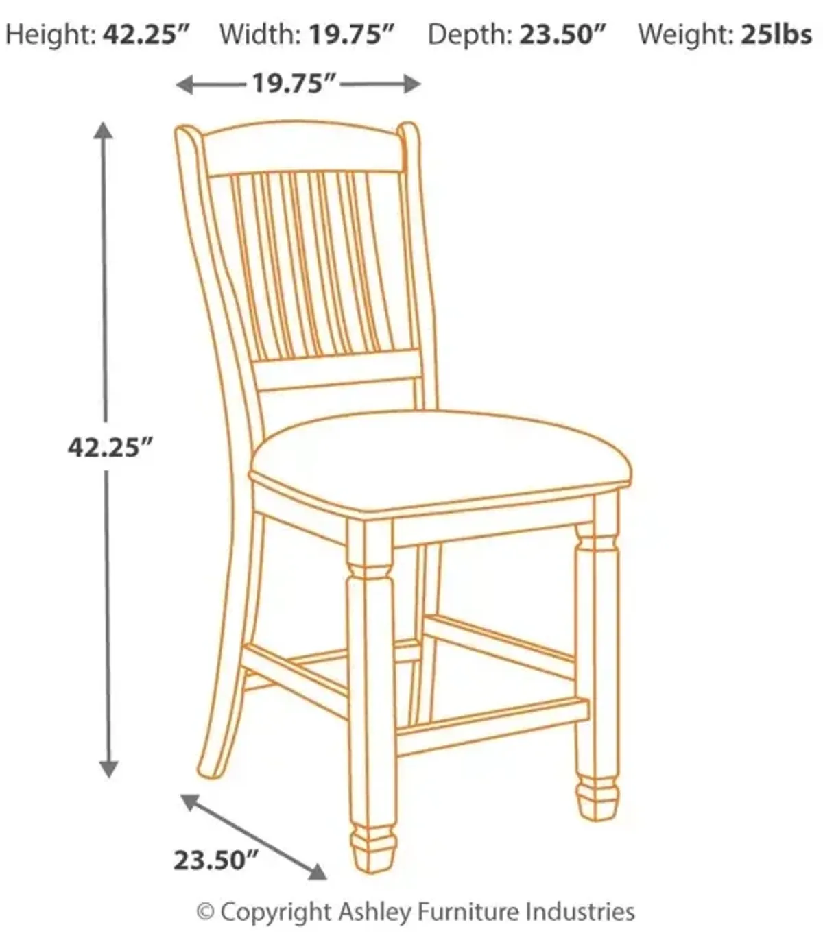 Bolanburg Counter Height Bar Stool