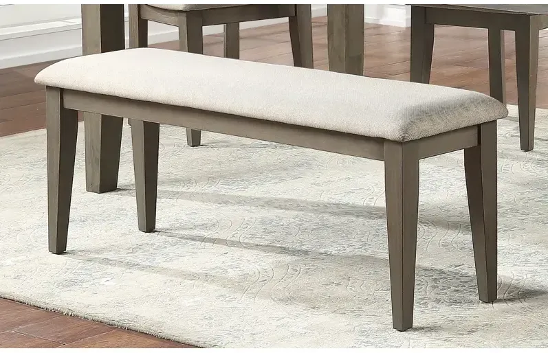 Mango Dining Bench - Grey