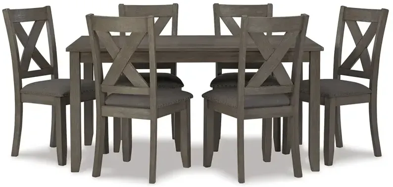 Caitbrook Dining Table and Chairs (Set of 7)