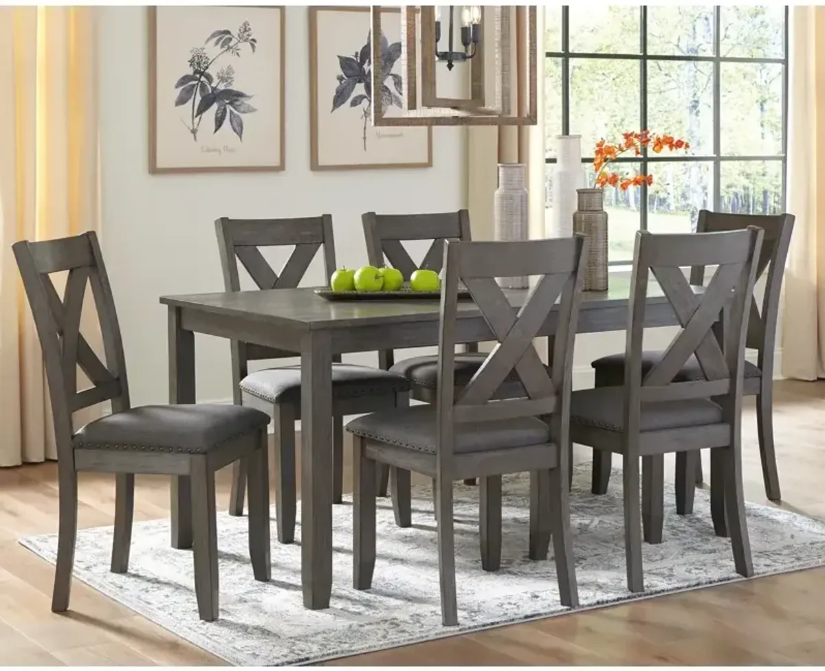 Caitbrook Dining Table and Chairs (Set of 7)