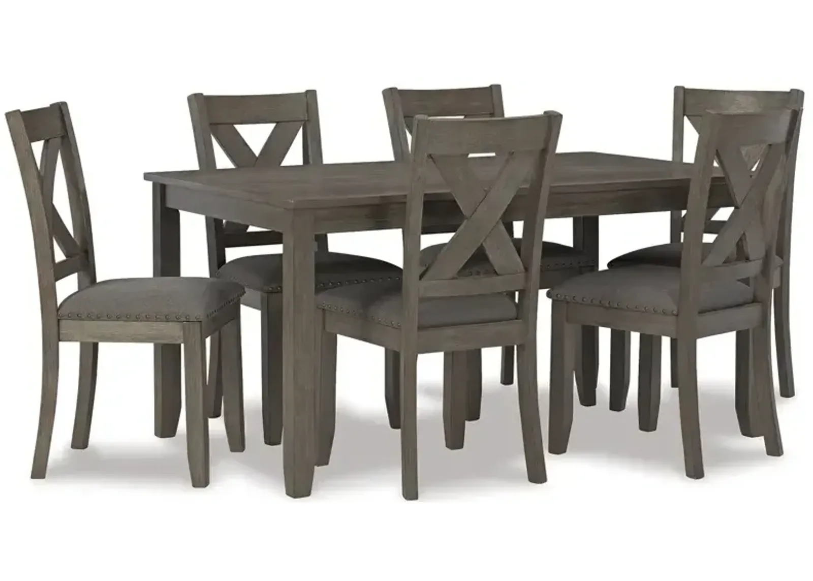 Caitbrook Dining Table and Chairs (Set of 7)