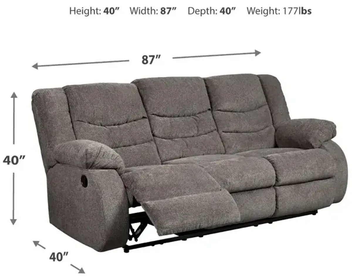 Tulen Reclining Sofa - Gray