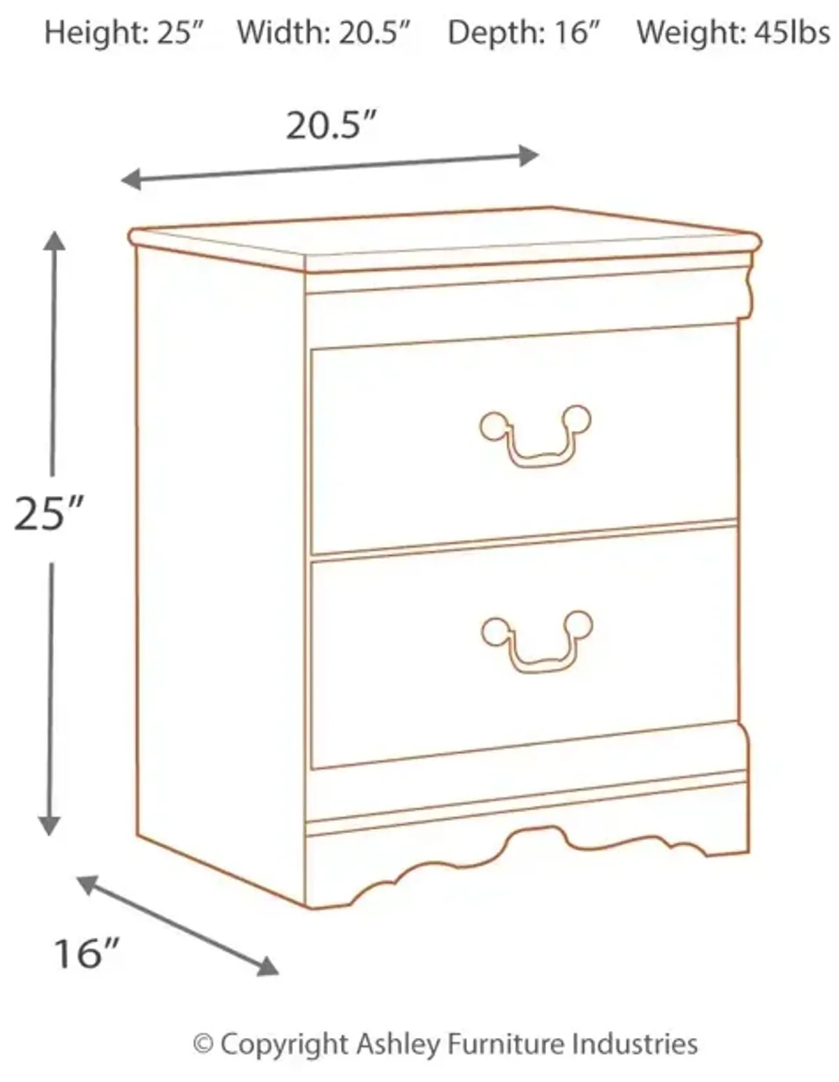 Anarasia Nightstand