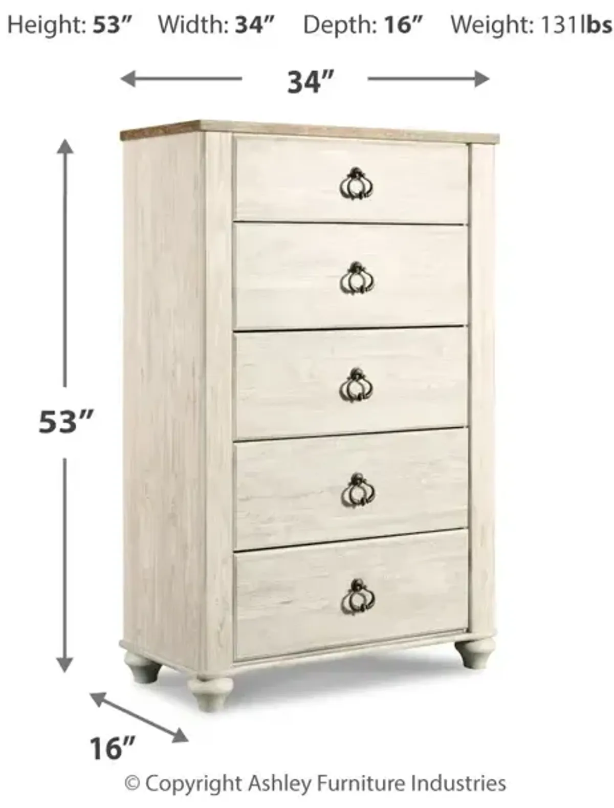 Willowton Chest of Drawers