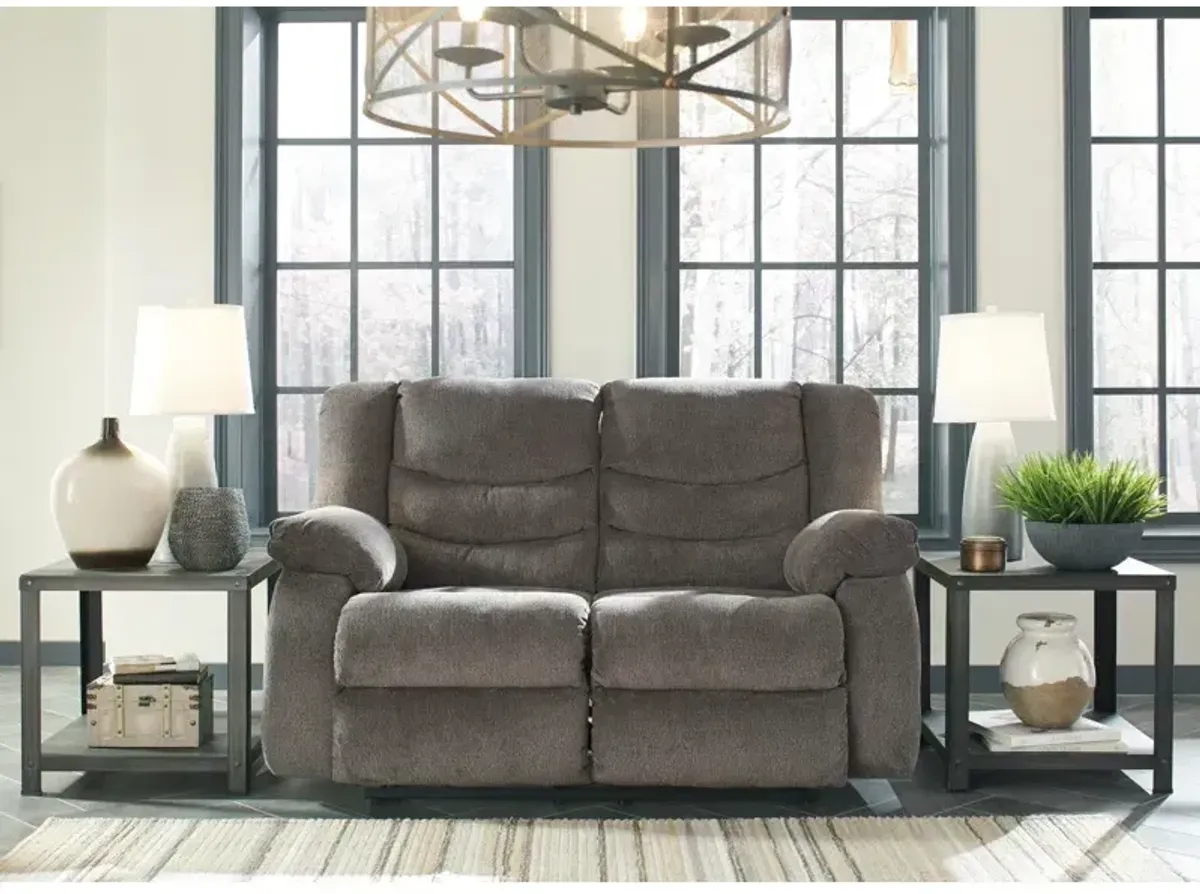 Tulen Reclining Loveseat - Gray