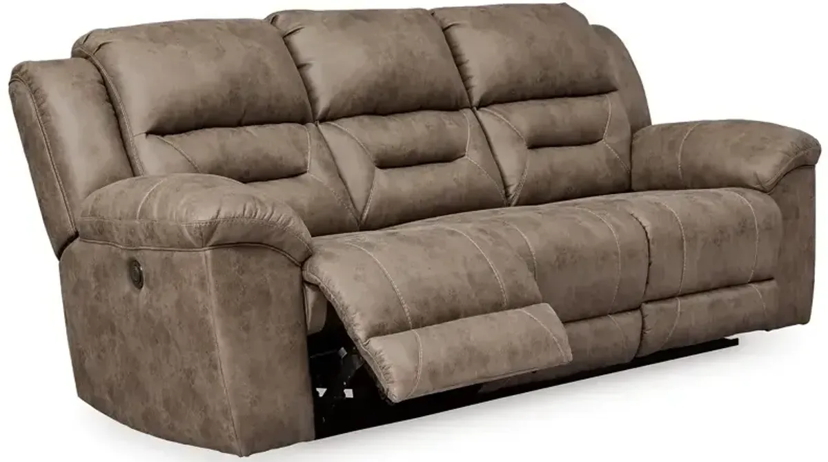 Stoneland Power Reclining Sofa - Fossil