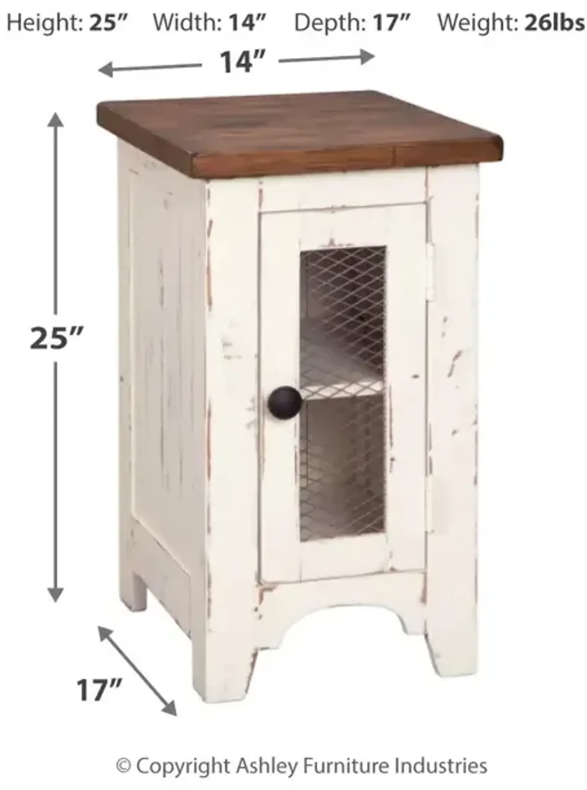 Wystfield Chairside End Table