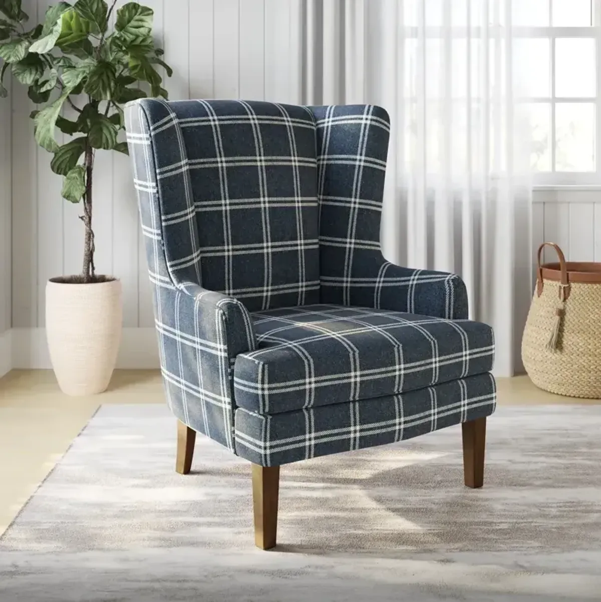 Lacroix Accent Chair - Navy