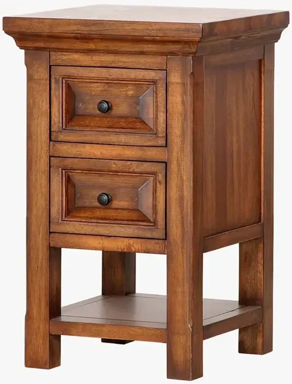 Hill Crest 2 Drawer Night Stand (Small)