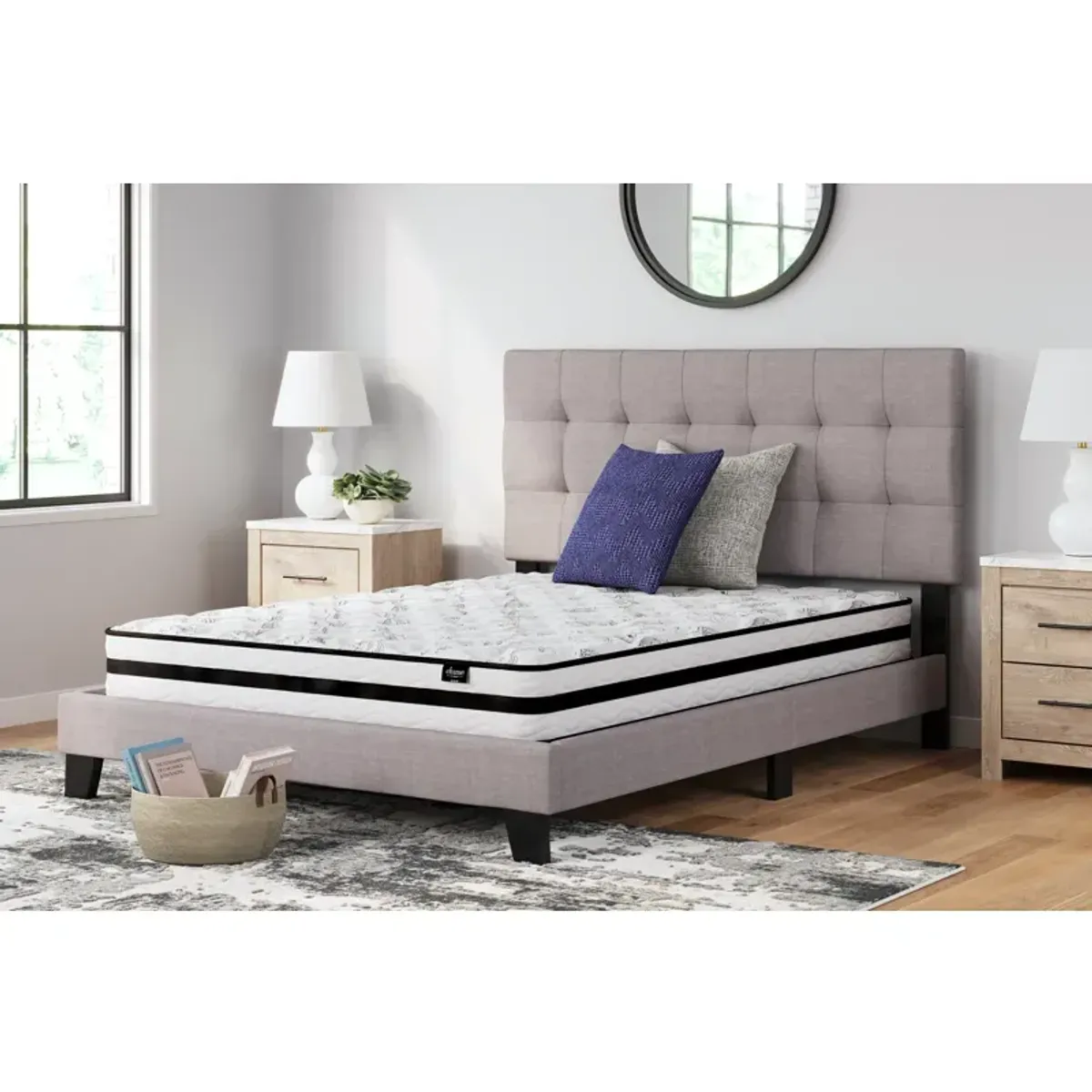 8 Inch Chime Innerspring Full Mattress in a Box