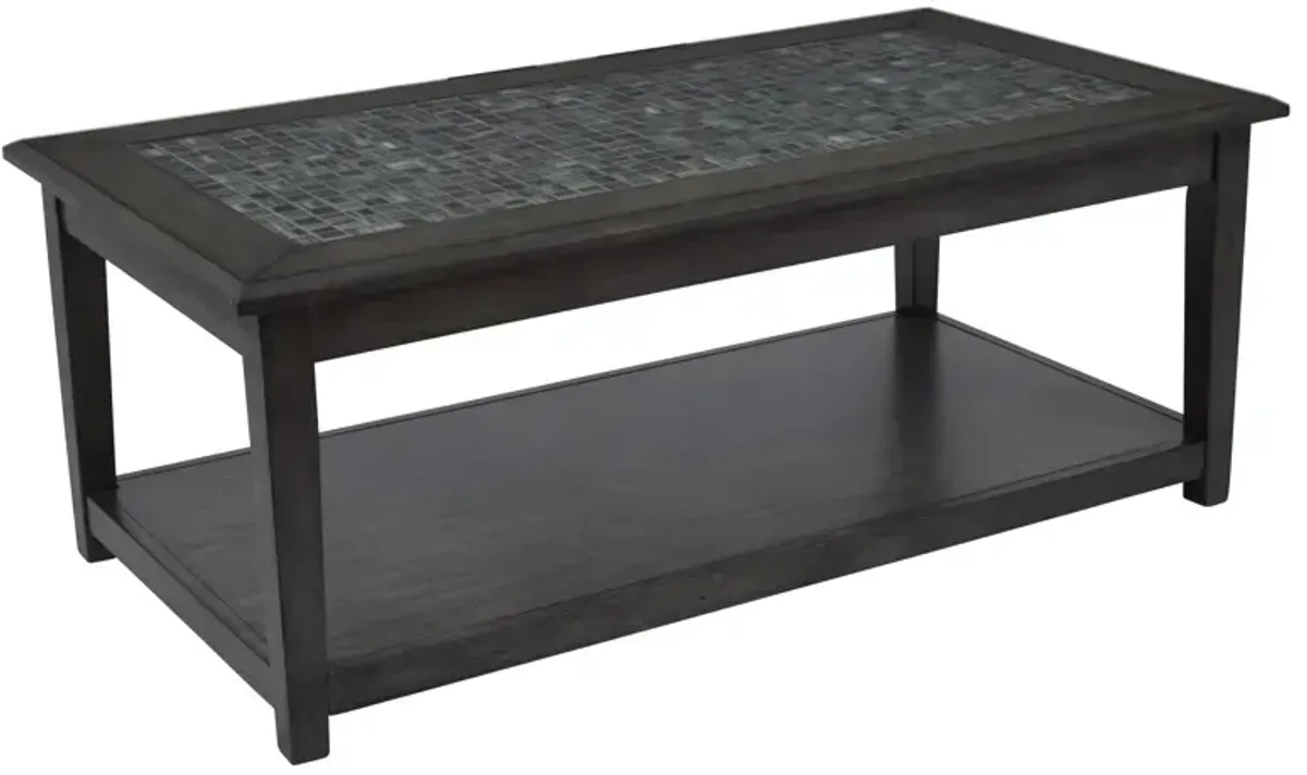 Grey Mosaic Cocktail Table