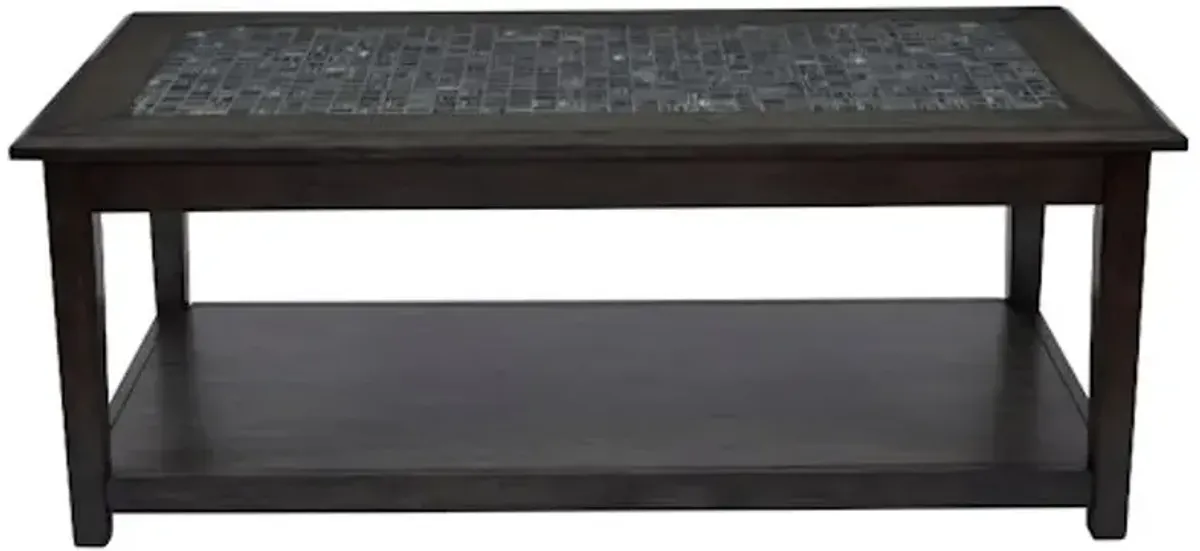 Grey Mosaic Cocktail Table