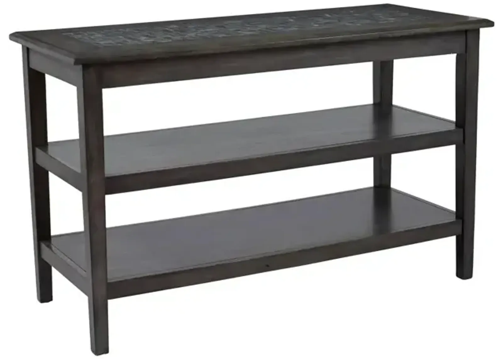 Grey Mosaic Sofa/Media Table