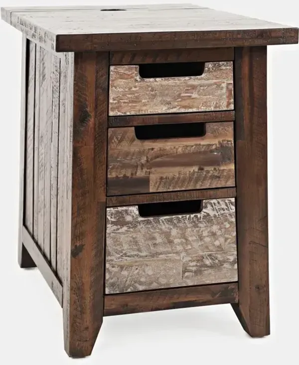 Painted Canyon Power Chairside Table