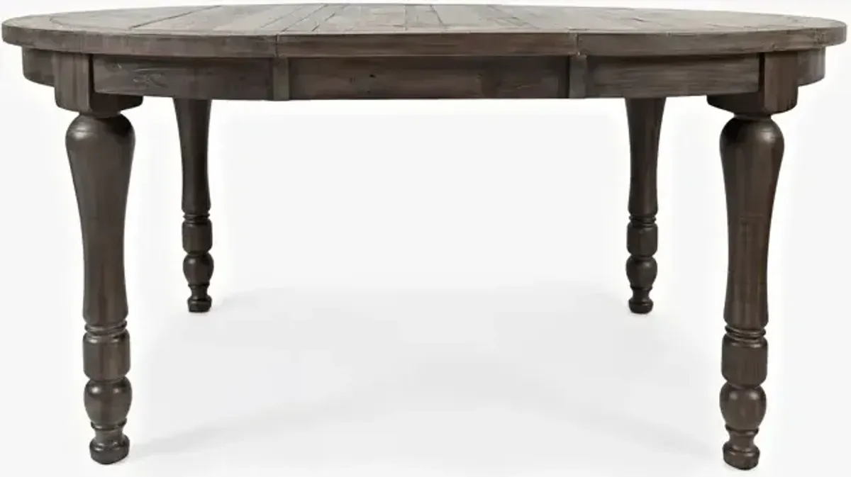 Madison County Round to Oval Dining Table