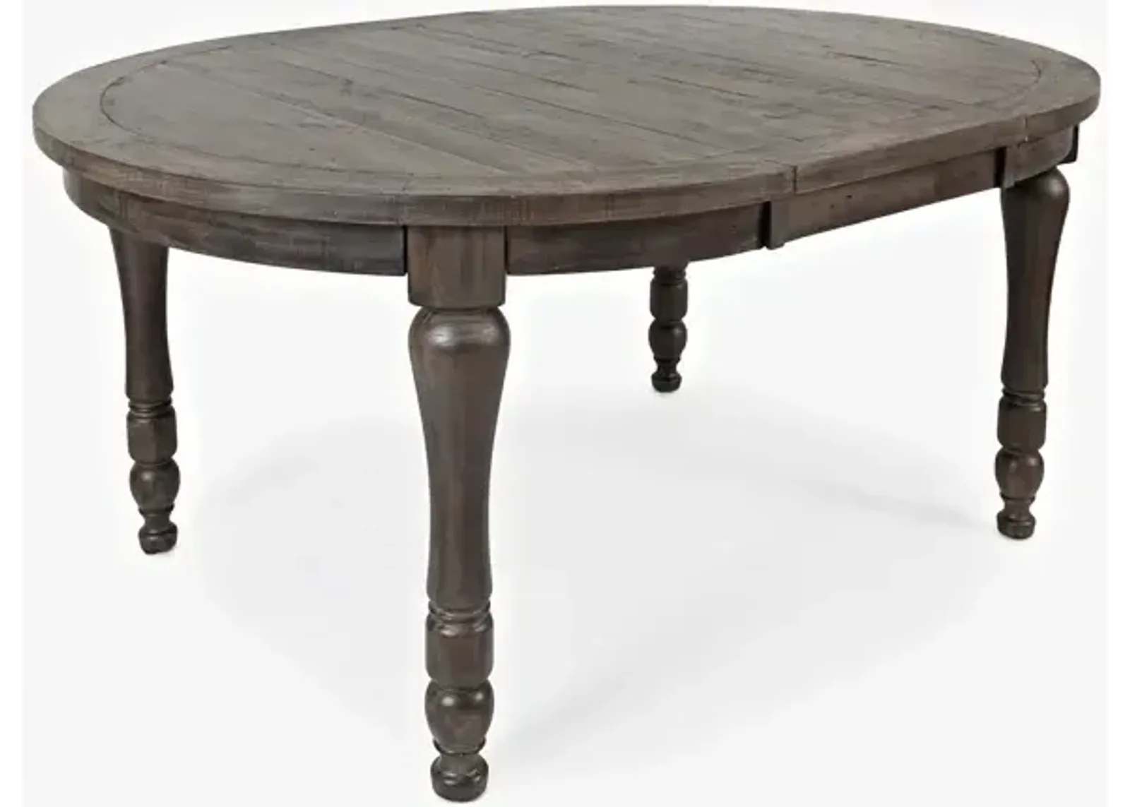 Madison County Round to Oval Dining Table