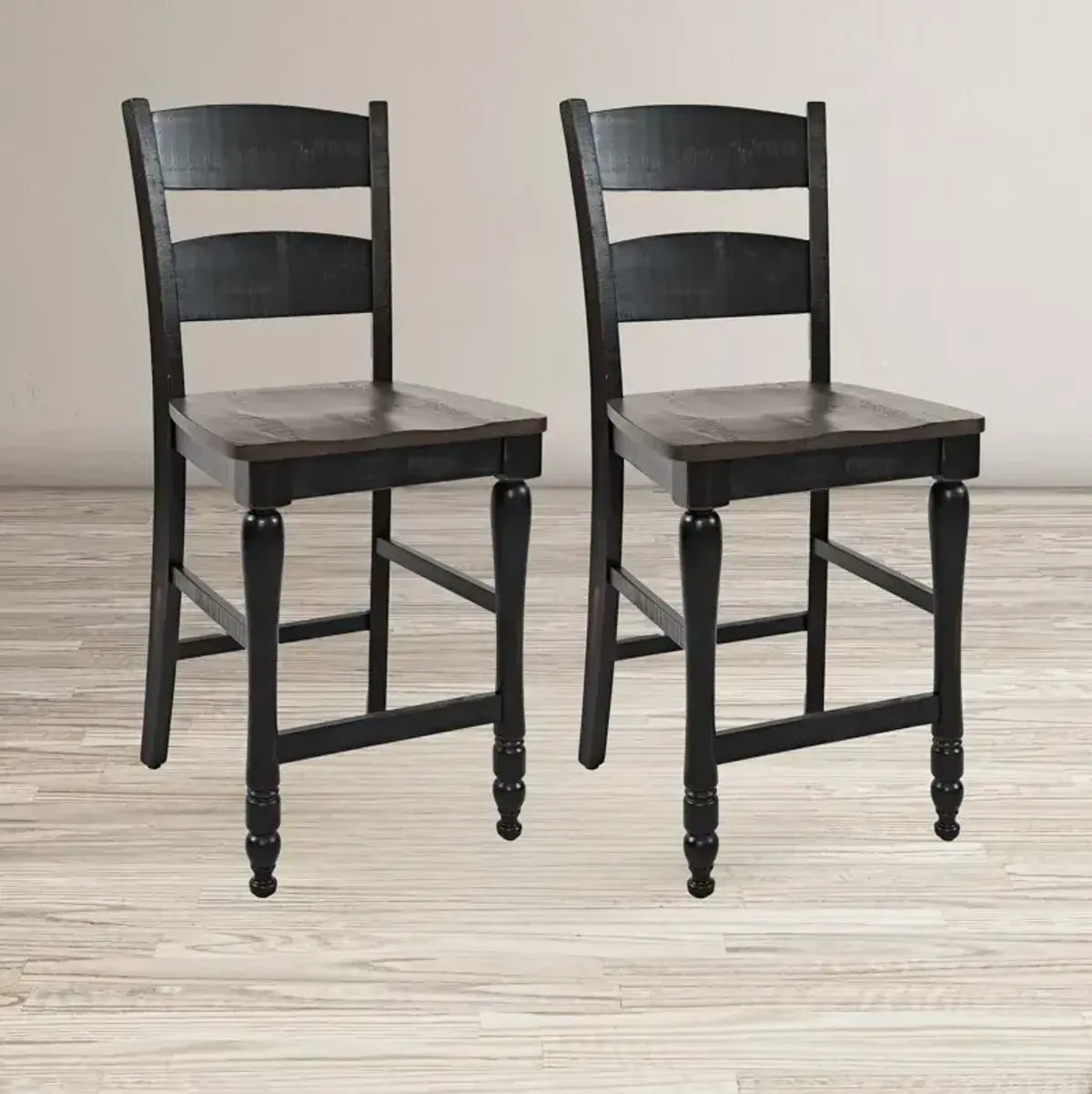 Madison County Ladderback Counter Stool