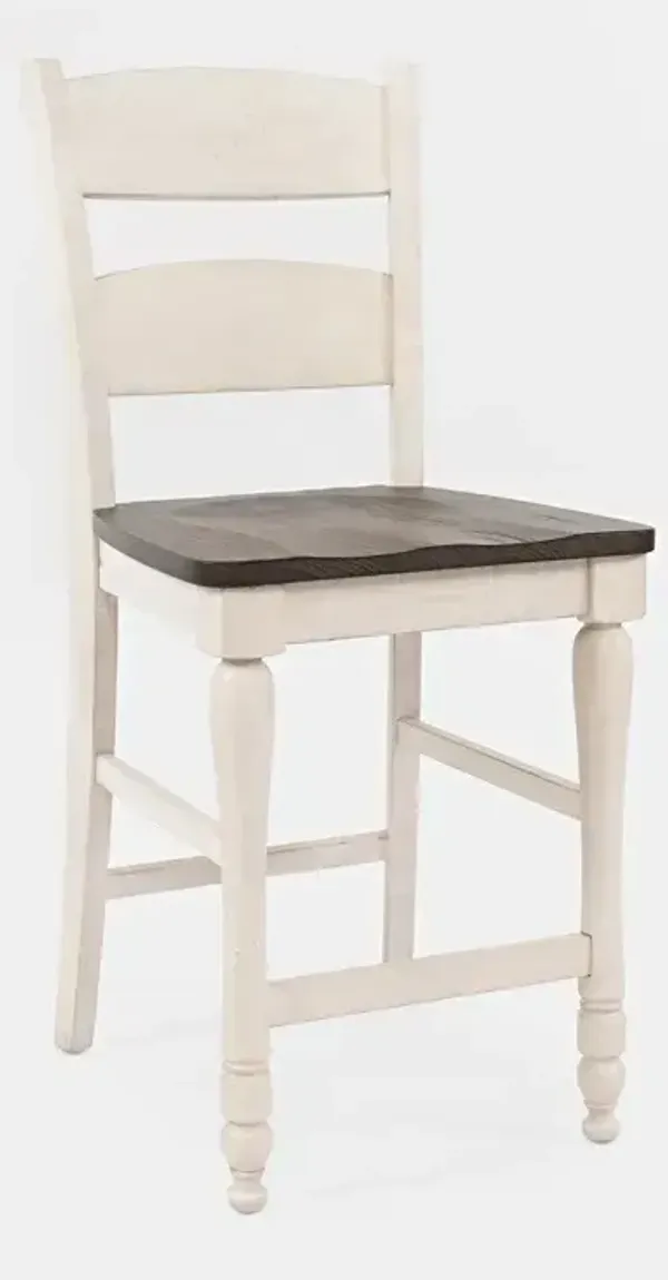 Madison County Ladderback Counter Stool