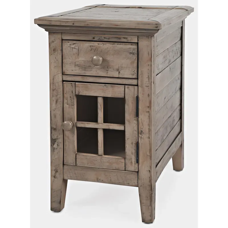 Rustic Shores Power Chairside Table