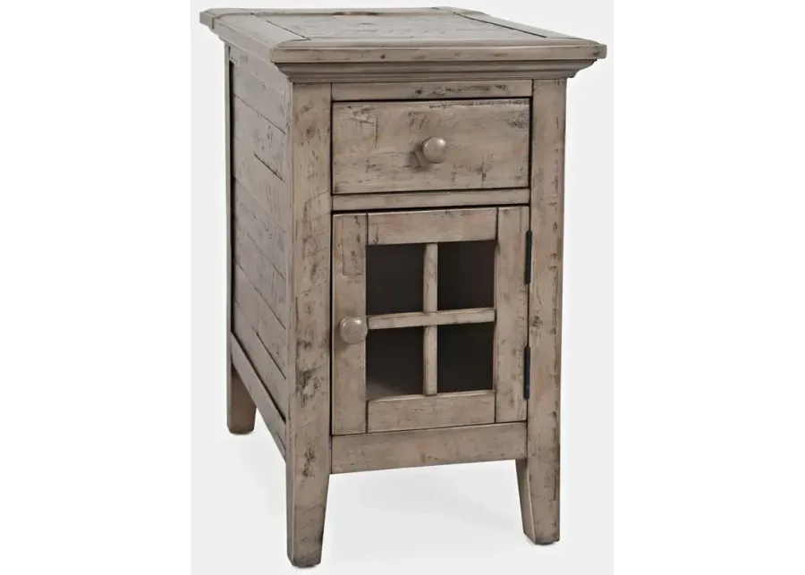 Rustic Shores Power Chairside Table