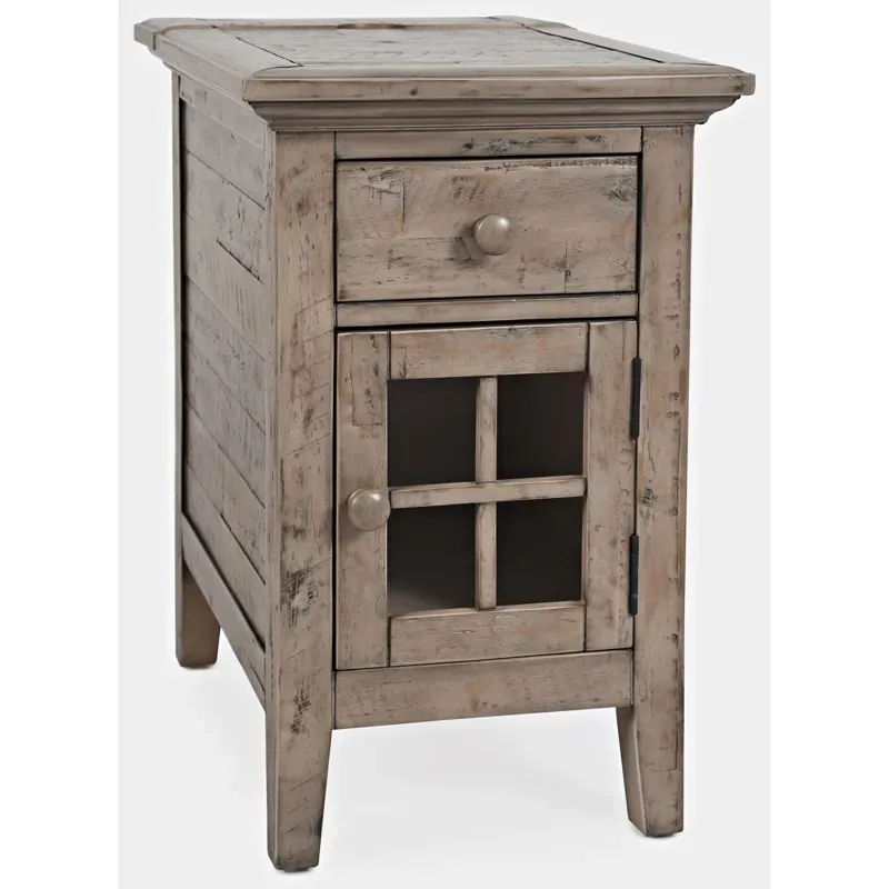 Rustic Shores Power Chairside Table